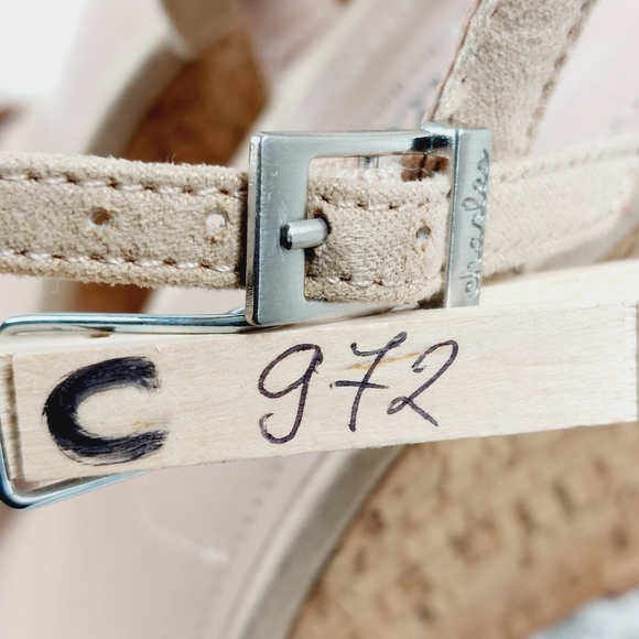 New Charles By Charles David Women's Lambert Cork Wedge Open Toe Sandals C972 - Picture 12 of 12